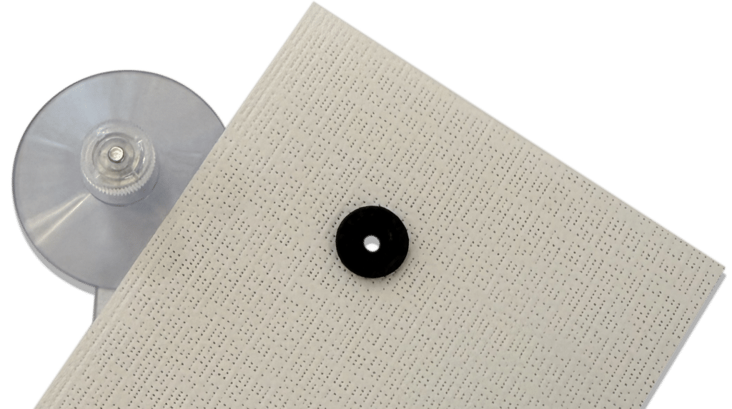 Screendoek met zuignap